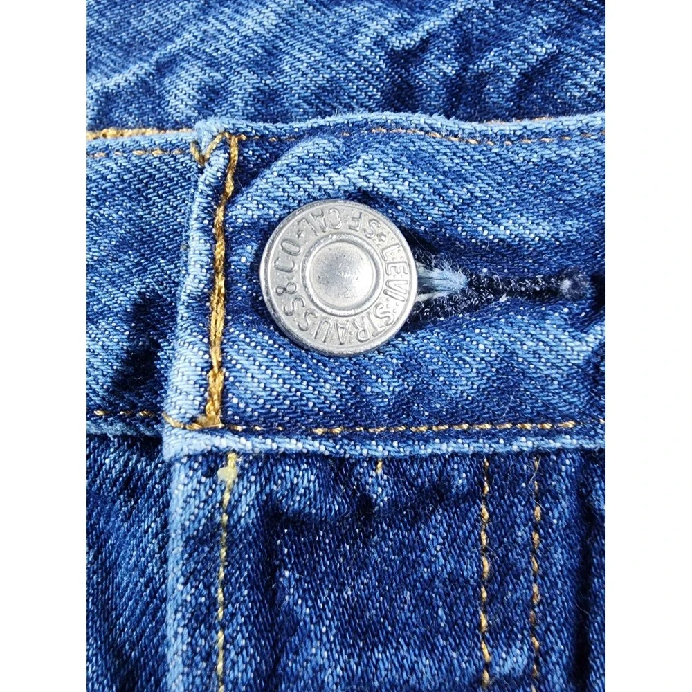 Levis Men's 501 Skinny Denim Jeans, 32x32, Button Fly, Medium Wash